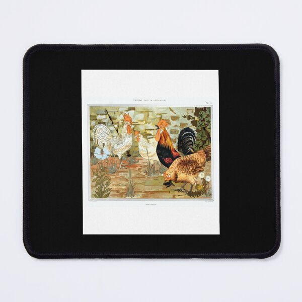 Item preview, Maurice Pillard Verneuil T-ShirtVintage French Chickens Illustration T-Shirt_by pdpress_ designed and sold by bibithuyVN.