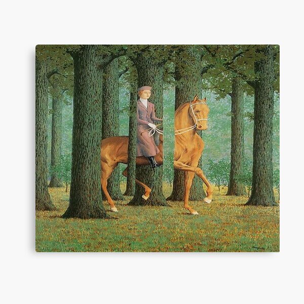 La signature vierge (1965) - René Magritte Impression sur toile