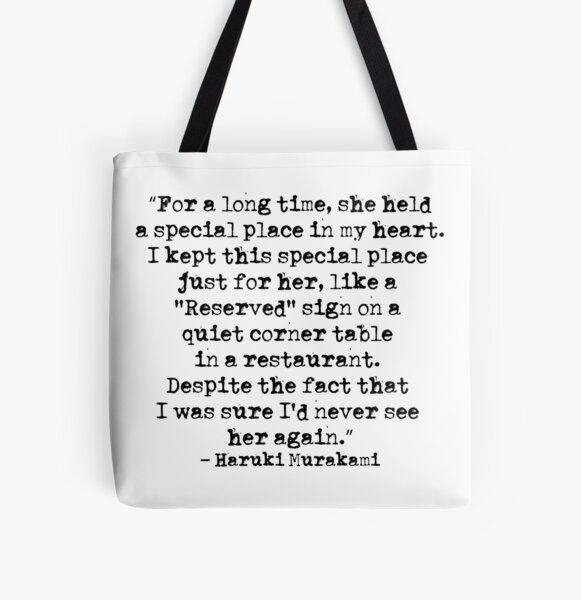 Haruki Murakami Tote Bag for Sale by lilasian