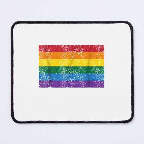 Artikelvorschau, Vintage Distressed Gay Pride Flagge Homosexuell Flagge entworfen und verkauft von Eliss3Lilly.