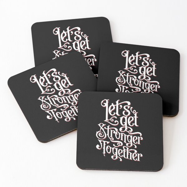 Item preview, Let's Get Stronger Together designed and sold by GrandeDuc.