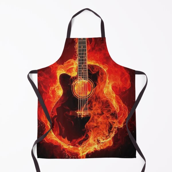 Artikelvorschau, Flammende Gitarre entworfen und verkauft von Comfy Creations.