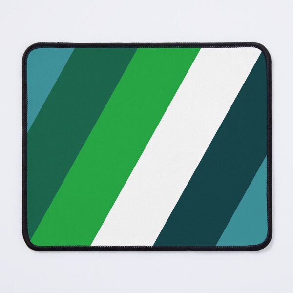 Item preview, Green, blue, white stripes designed and sold by Designs24U.