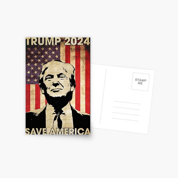 Item preview, Donald Trump 2024 Save America American Flag designed and sold by Nguyehailam.