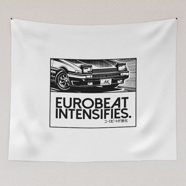 Item preview, EUROBEAT INTENSIFIES - AE86 Trueno Project D designed and sold by ARVwerks.