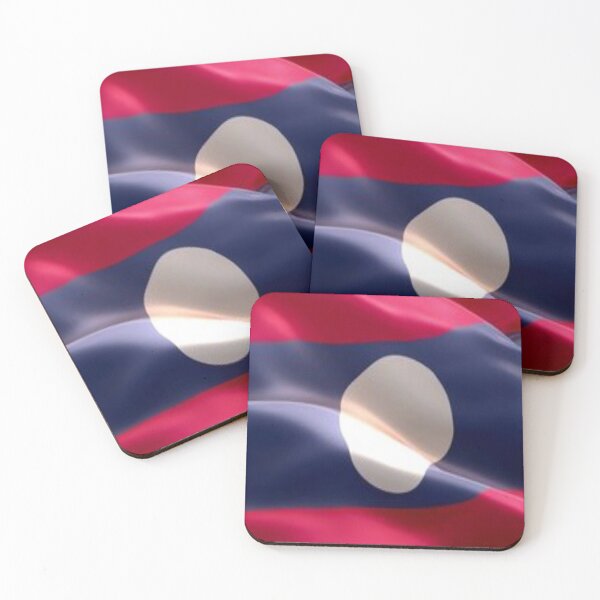 Item preview, Laos Flag designed and sold by MrCsStores.