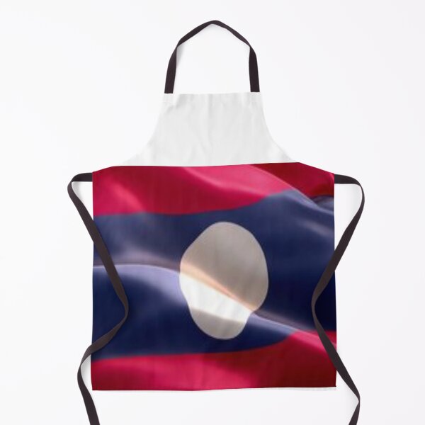 Item preview, Laos Flag designed and sold by MrCsStores.