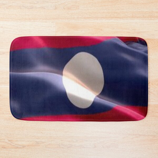 Item preview, Laos Flag designed and sold by MrCsStores.