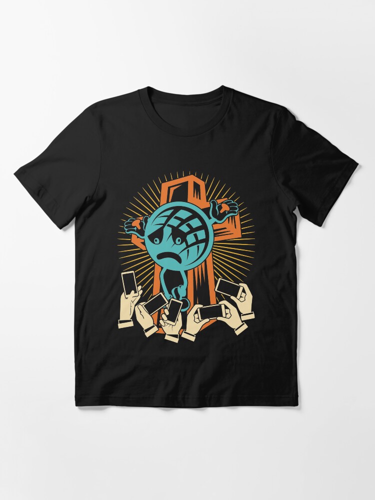 Thumbnail 3 of 7, Essential T-Shirt, Crucified Earth designed and sold by v-nerd.