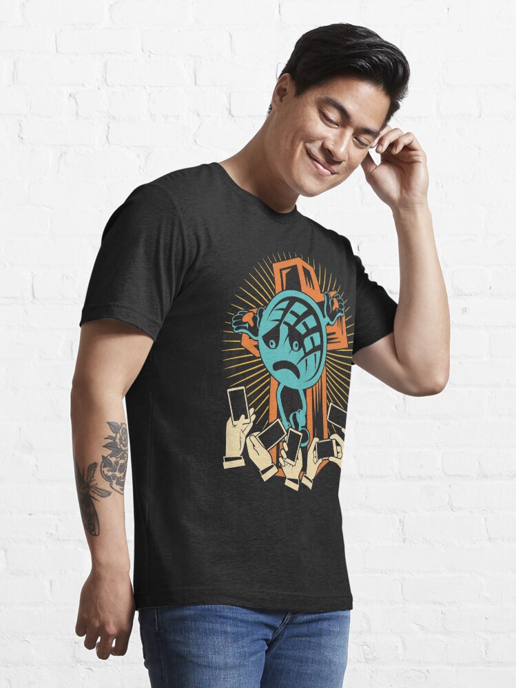 Thumbnail 3 of 7, Essential T-Shirt, Crucified Earth designed and sold by v-nerd.