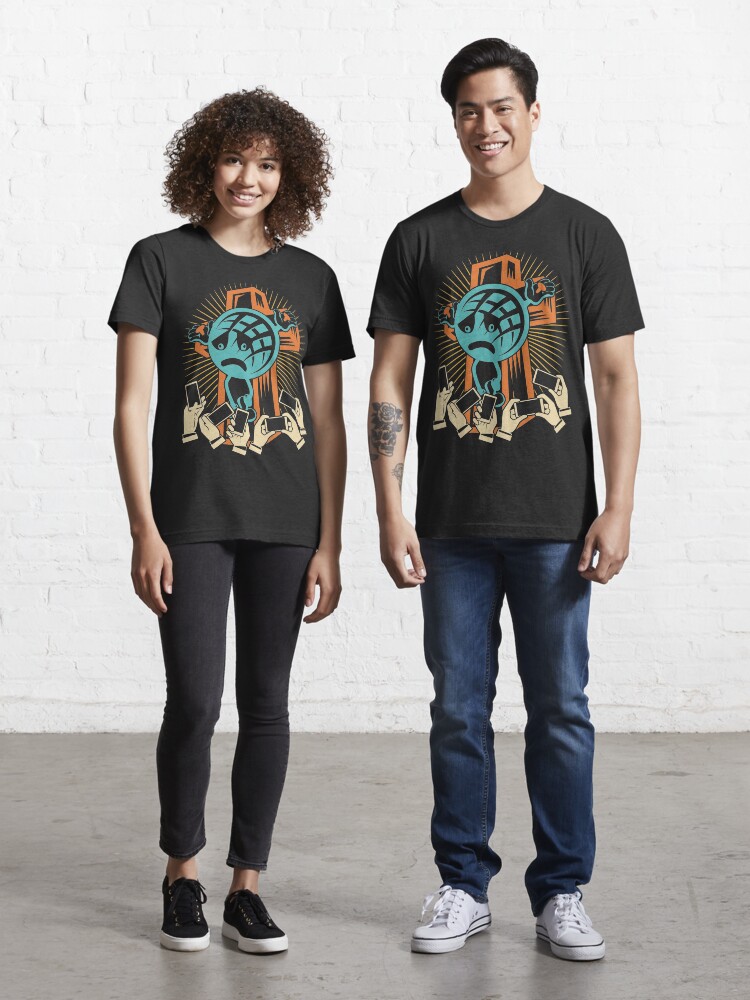 Thumbnail 1 of 7, Essential T-Shirt, Crucified Earth designed and sold by v-nerd.