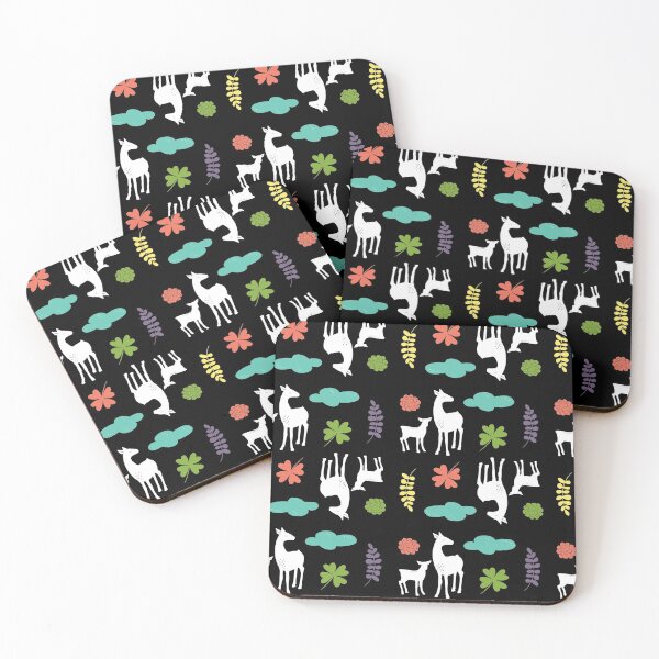 Item preview, Deer botanical repeated pattern designed and sold by kcaandwu.
