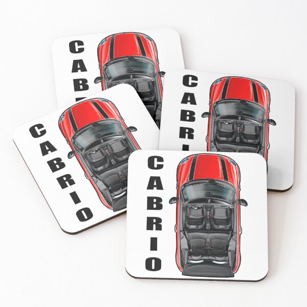 Item preview, Mini Cooper Cabrio in Red designed and sold by kiridesignsllc.
