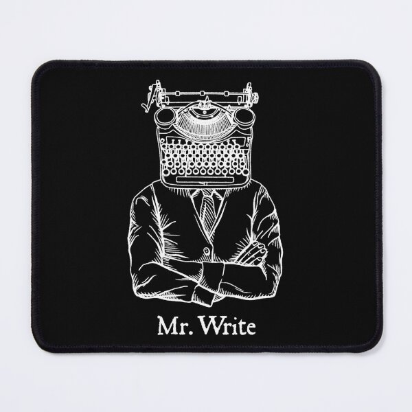 Item preview, Mr. Write Author Writer Vintage Typewriter Funny Word Pun designed and sold by GrandeDuc.