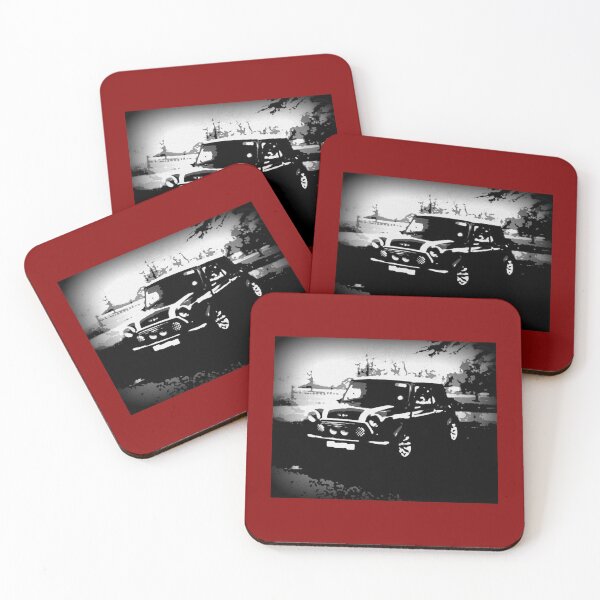 Item preview, Mini cooper sports pack black and white designed and sold by kiridesignsllc.