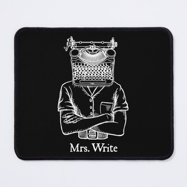 Item preview, Mrs. Write Author Writer Vintage Typewriter Funny Word Pun designed and sold by GrandeDuc.