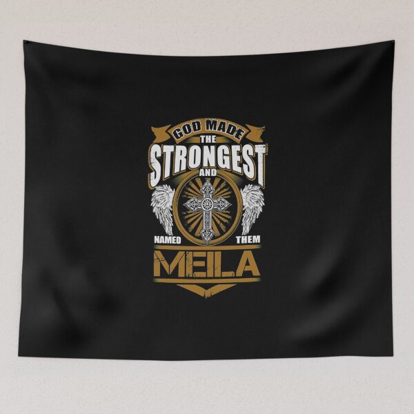 Item preview, Meila T-ShirtMeila Name T Shirt - God Found Strongest And Named Them Meila Gift Item T-Shirt_by reelingduvet_ designed and sold by bibithuyVN.