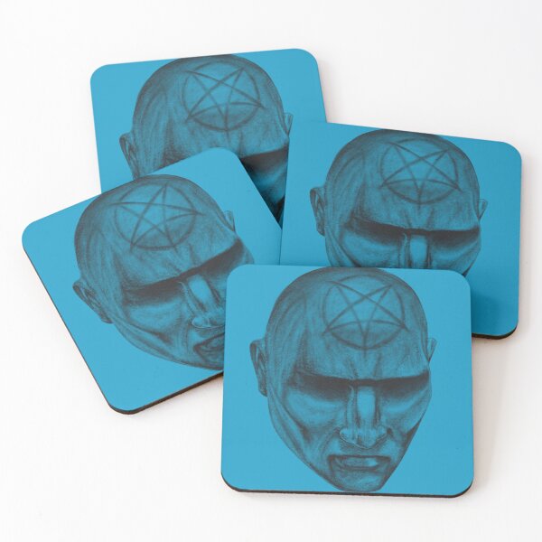 Item preview, Satanic Header- blue edition designed and sold by Alexanders-hart.