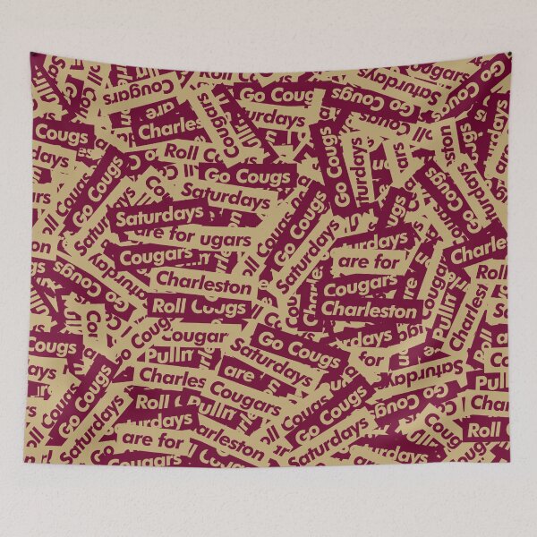 Item preview, Charleston Go Cougs South Carolina Pattern College Design designed and sold by elhefe.