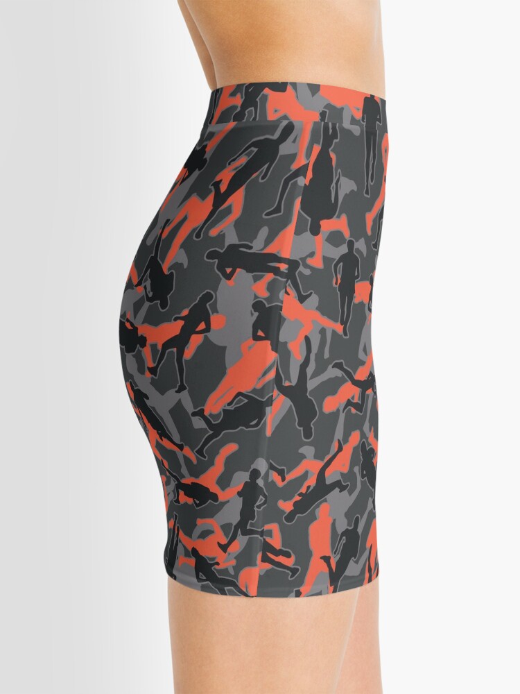 Camo print clearance running skirt