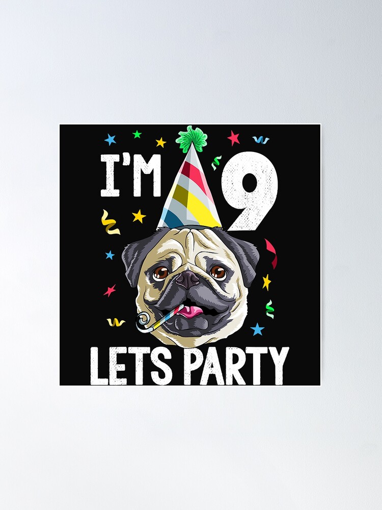 pug birthday shirt