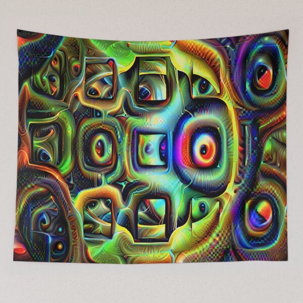 Item preview, energetic vibrant rainbow design designed and sold by BelAnnGrey.