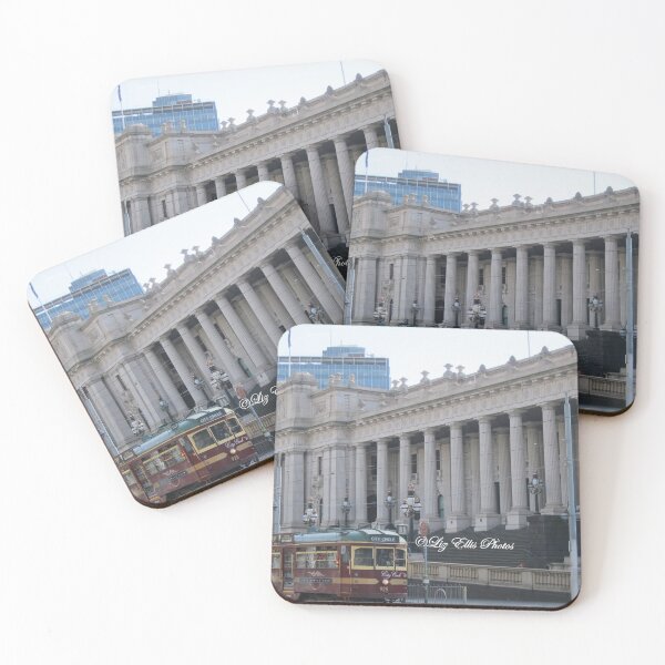 Item preview, Melbourne Parliament House and City Circle Tram designed and sold by LizEllisPhotos.