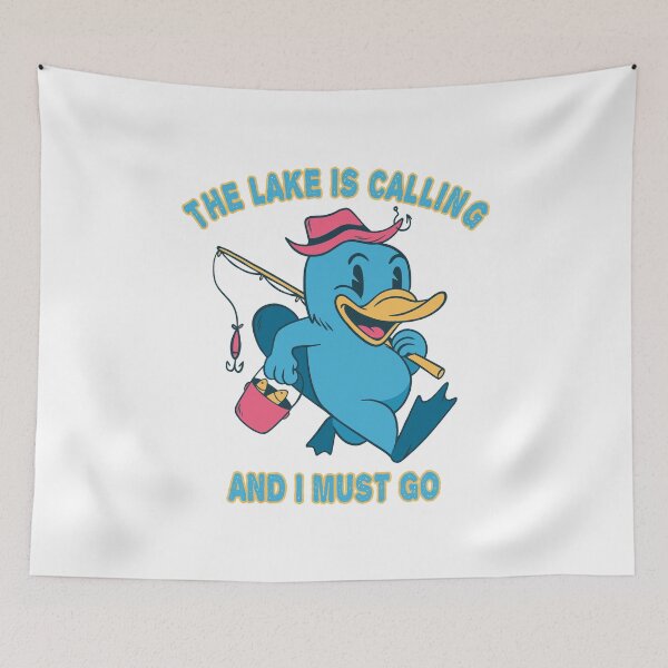 Item preview, The Lake Is Calling, Fishing, Anglers, Fishing designed and sold by saulmedia.