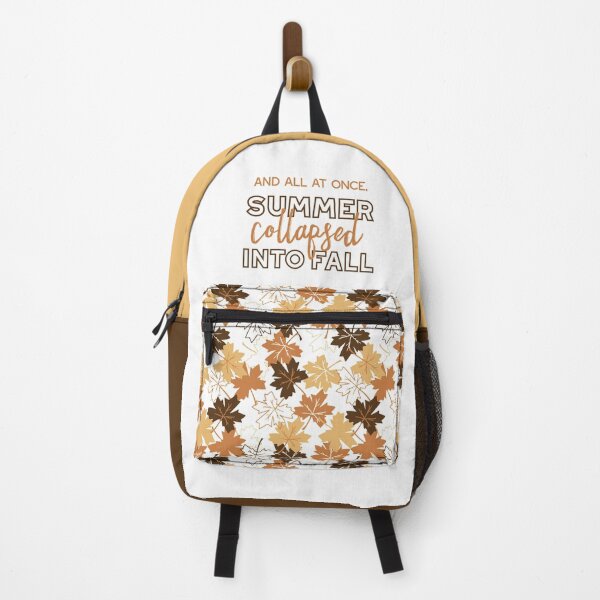 Item preview, Golden Brown Autumn Maple Leaves Quotes and Pattern I designed and sold by FlinArt.