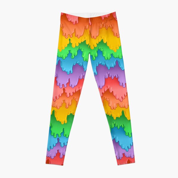 Pastel Rainbow Slime Leggings