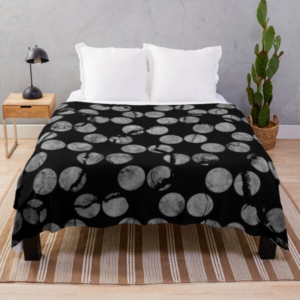 Item preview, BRUTAL Dry Mud Dirt Grunge Cracks Hexagon Circle Dots designed and sold by hyproinc.