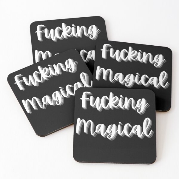Item preview, Fucking Magical. Funny Sarcastic Quote. designed and sold by That Cheeky Tee.