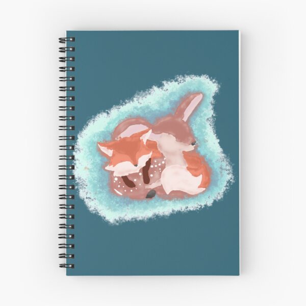Item preview, Water color Fawn and fox pup designed and sold by BerryShyKittens.