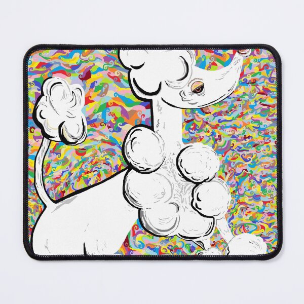 Item preview, WHITE POODLE designed and sold by EloiseArt.