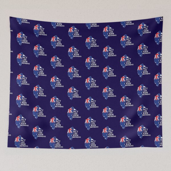 Item preview, Act Ken Behrens Australian Flag  designed and sold by champagnemoment.