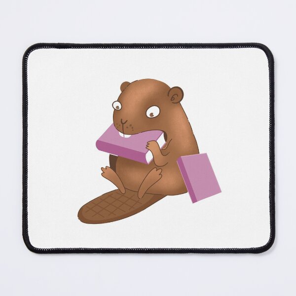 Item preview, Beaver eating a book designed and sold by jazzydevil.