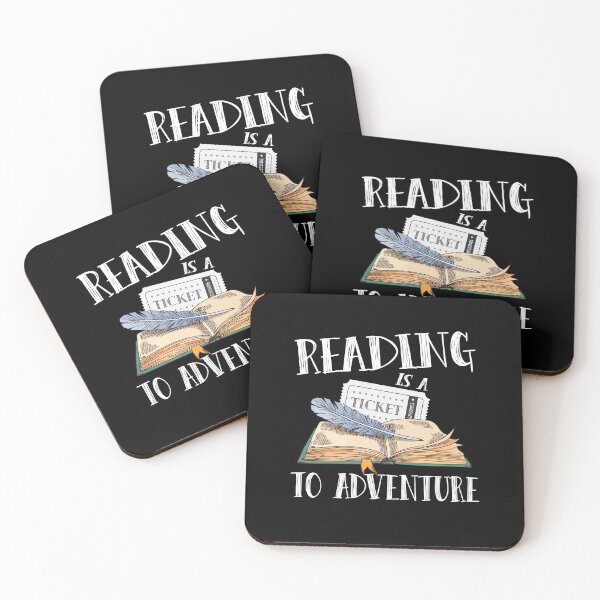 Item preview, Reading Is A Ticket To Adventure Literature Library designed and sold by Dressed For  Duty.