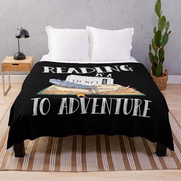 Item preview, Reading Is A Ticket To Adventure Literature Library designed and sold by Dressed For  Duty.