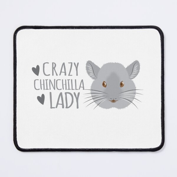 Item preview, Crazy Chinchilla lady with cute face designed and sold by jazzydevil.