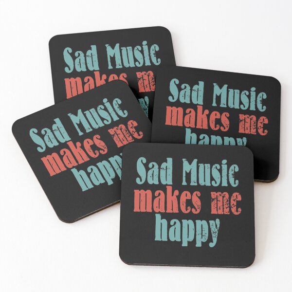 Item preview, sad music makes me happy designed and sold by blankshirt.