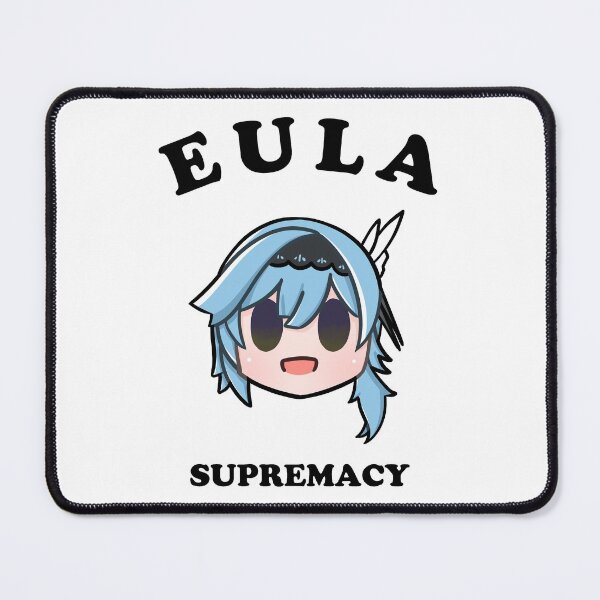 Item preview, Genshin impact Eula supremacy typography designed and sold by Morcawork.