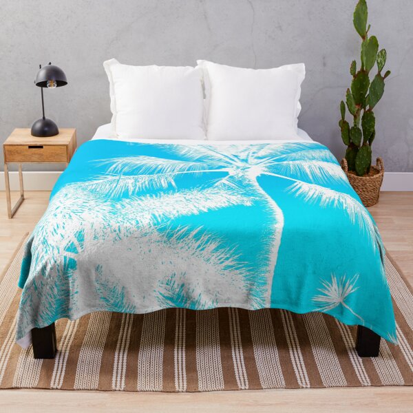 Item preview, White Palm Trees Teal Sky designed and sold by Vin  Zzep.