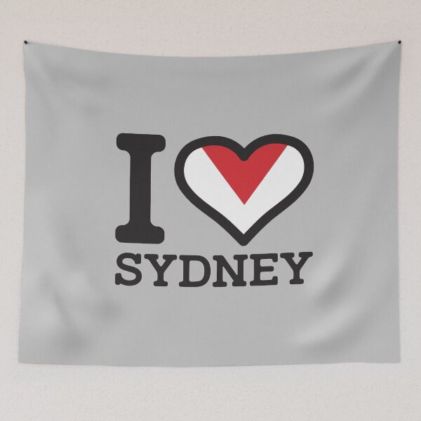 Item preview,  “I love SYDNEY” Apparels, Merchandise, T Shirts, Leggings, Skirt, Mask, Apron, Eco Bag designed and sold by Ink Inc.