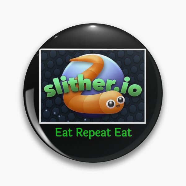 Slither io game Pin for Sale by SherriMans