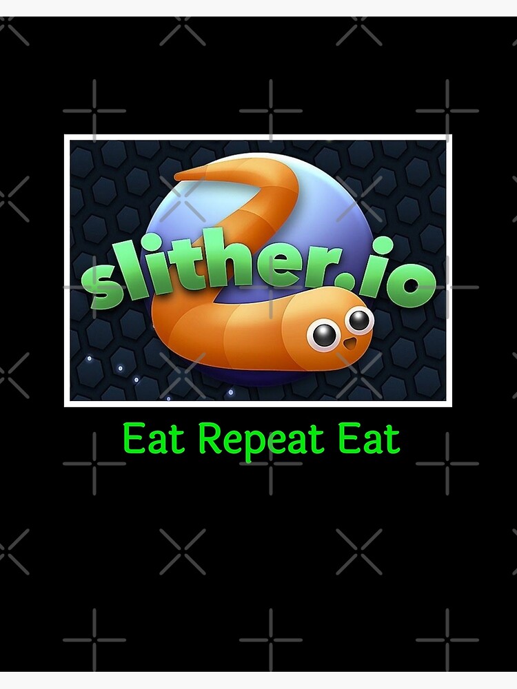 slither io game Poster for Sale by MadTripStudio