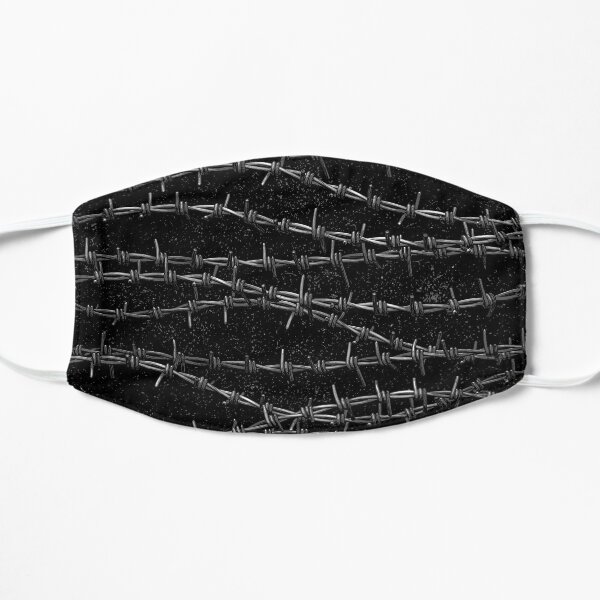 Bouquets of Barbed Wire Flat Mask