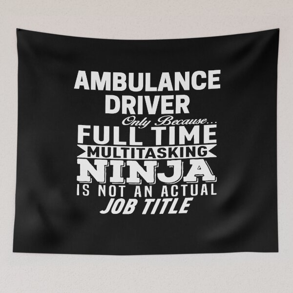 Item preview, Ambulance driver designed and sold by clickmostro.