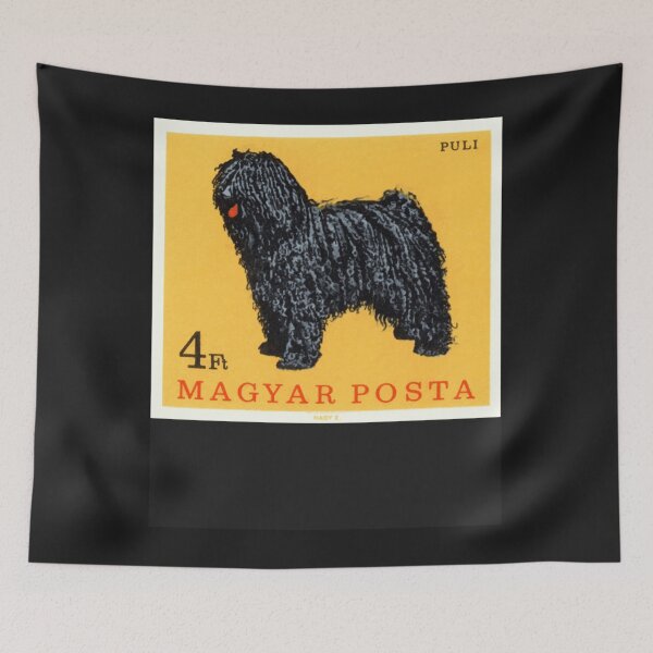 Item preview, 1967 Hungary Puli Dog Postage Stamp Lightweight Sweatshirt designed and sold by JudithPre11.