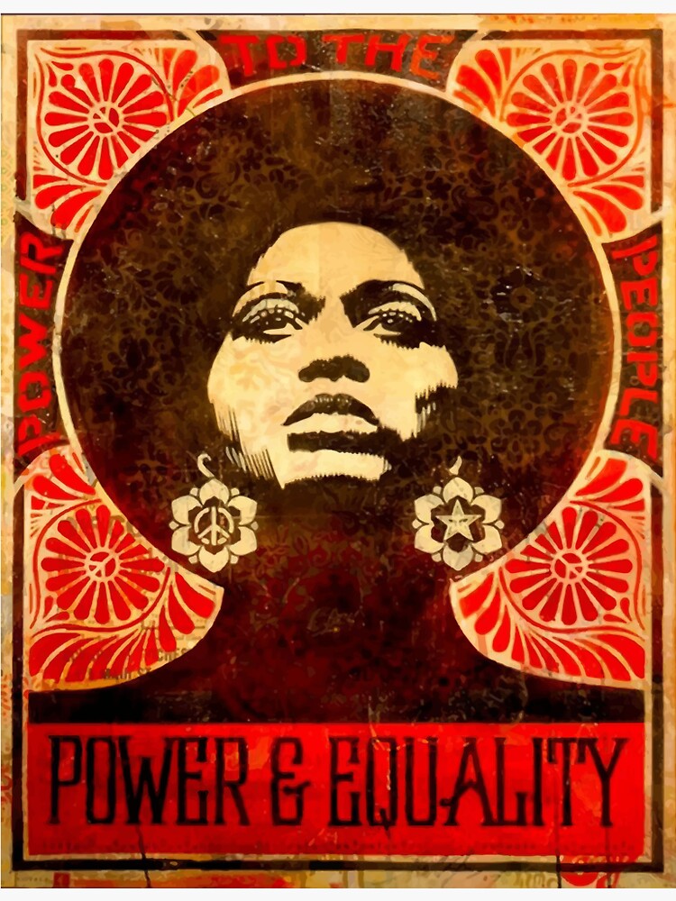 Angela Davis poster 1971 by yussername