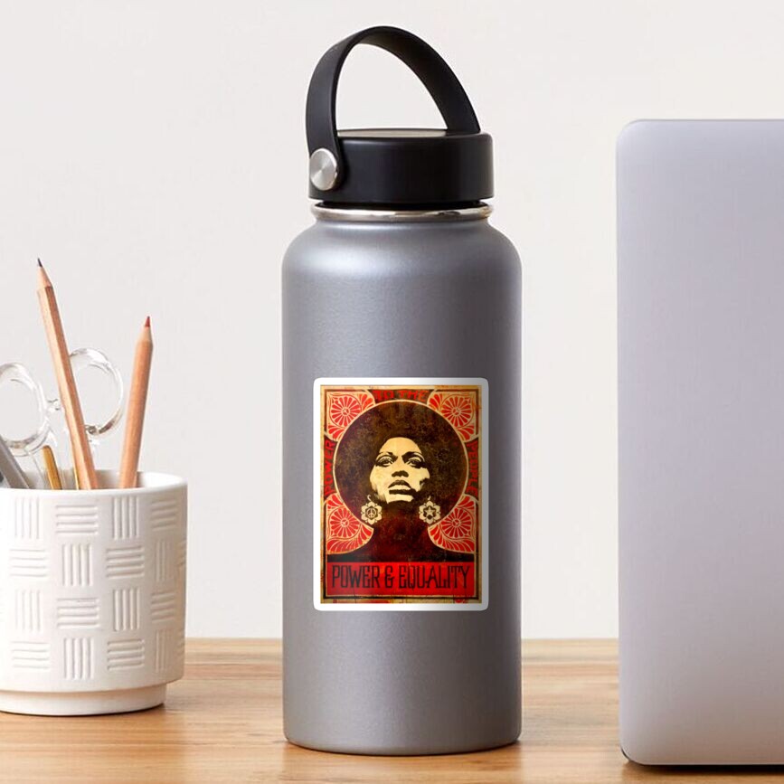 Angela Davis poster 1971 Sticker